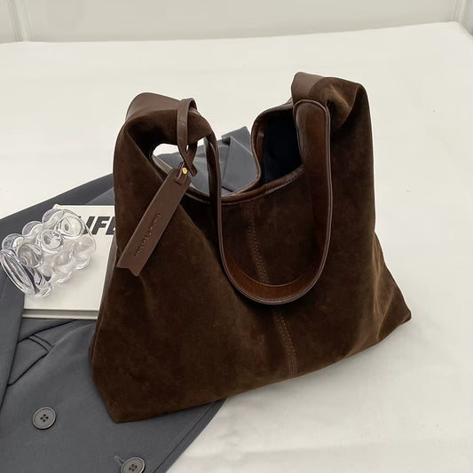 Retro Suede Hobo Bag - ShopStyleEdit 