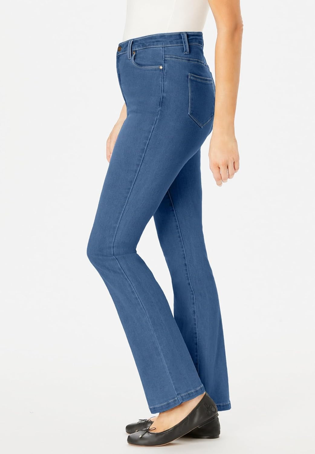 Women'S plus Size Comfort Curve Bootcut Denim Jean